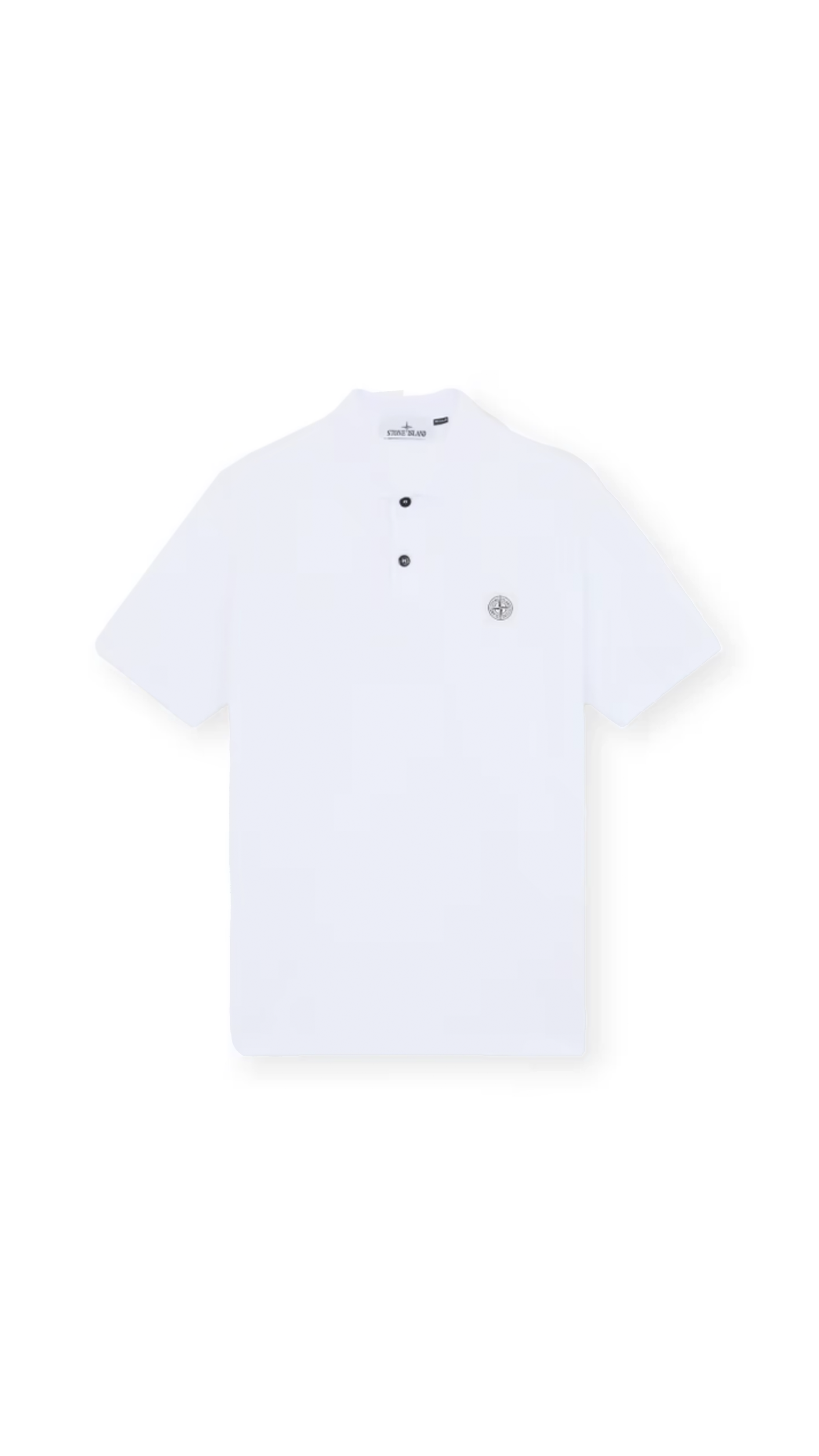 220002R Organic Cotton Piqué Polo Shirt - White