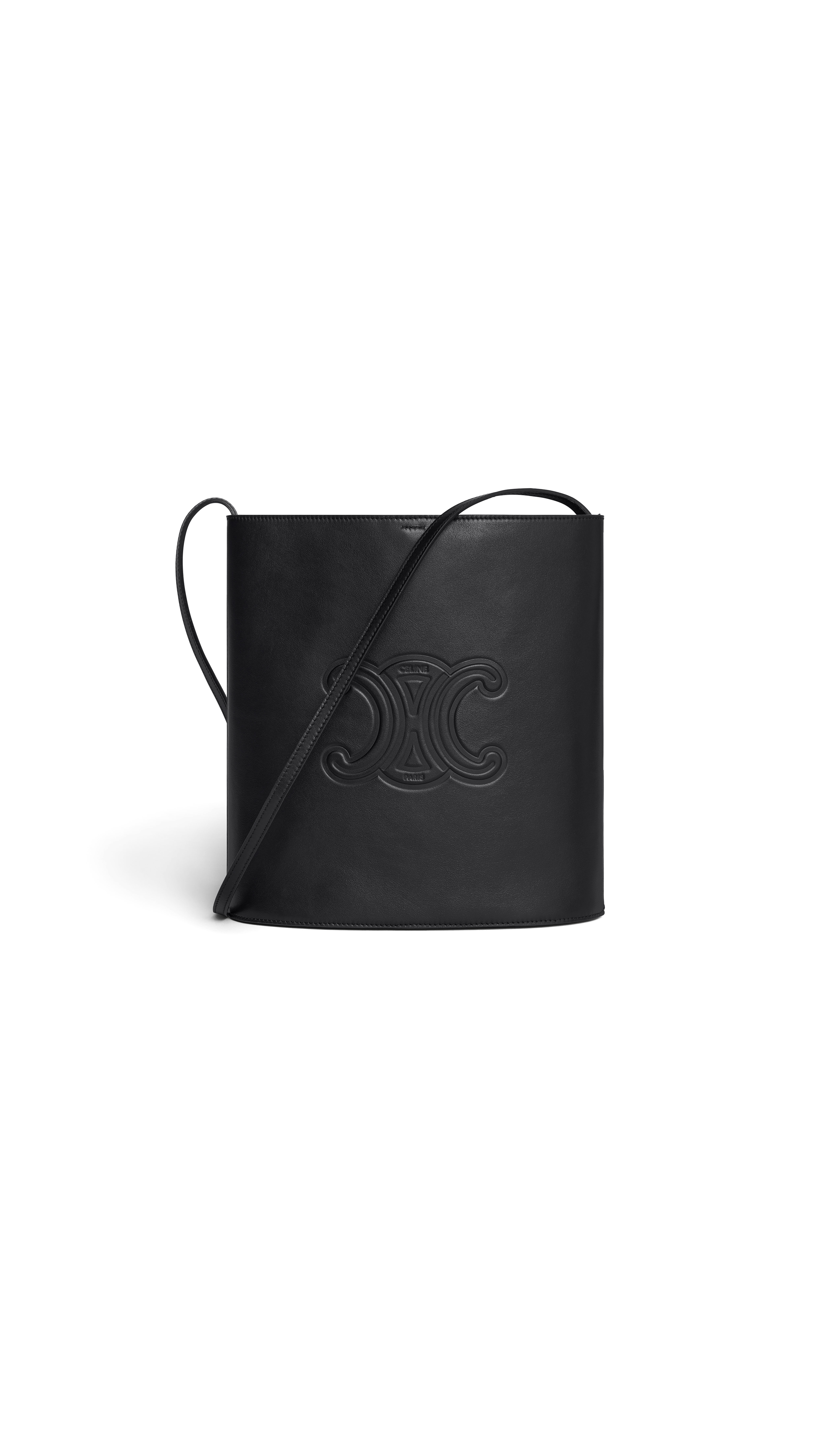 Small Bucket in Smooth Calfskin - Black