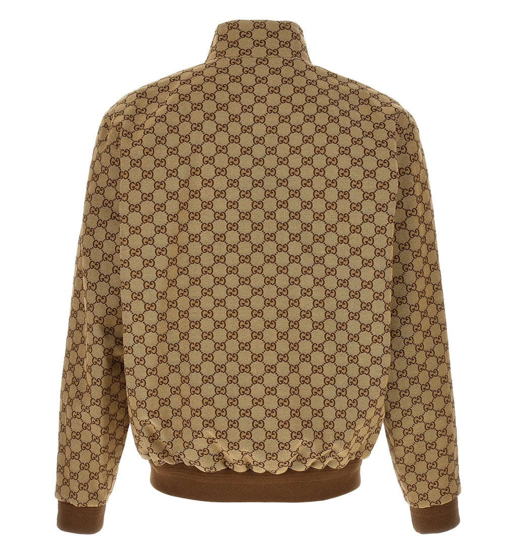 GG Canvas Bomber Jacket