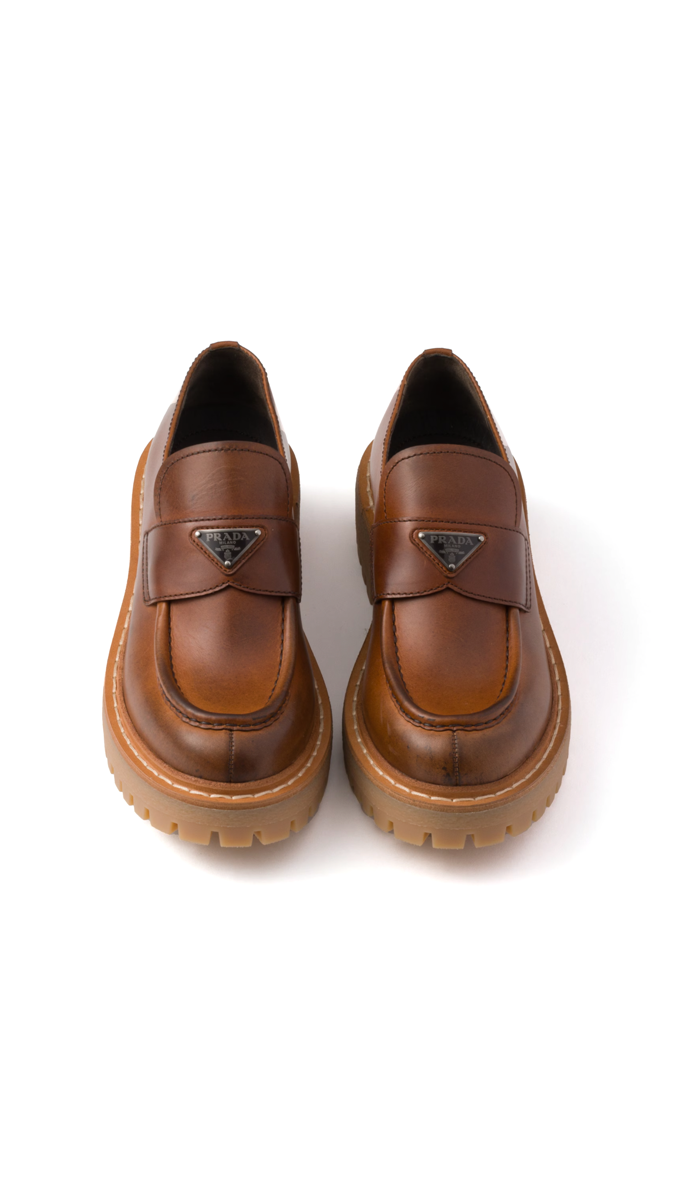 Leather Loafers - Cognac