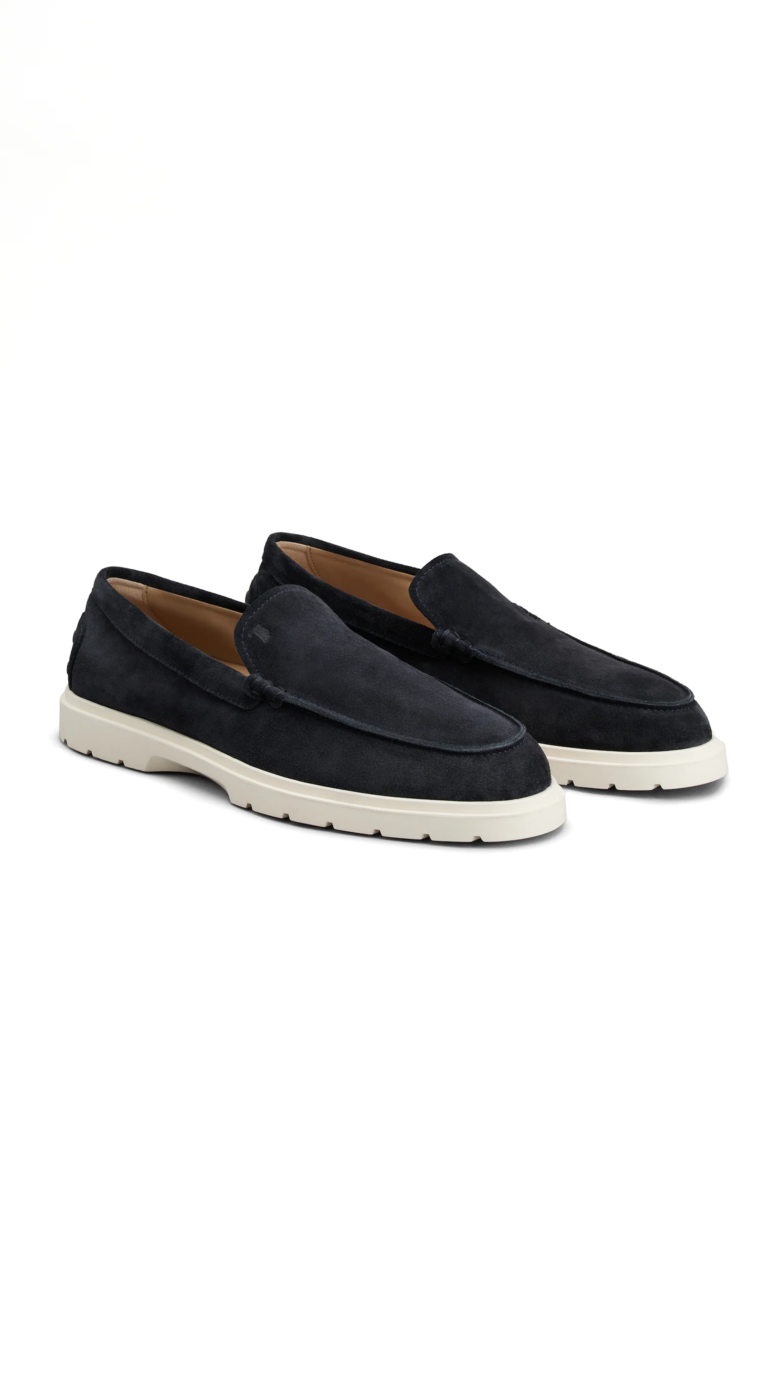 Slipper Loafers in Suede - Navy