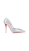 Miss Z Laminated Nappa Pump - Silver