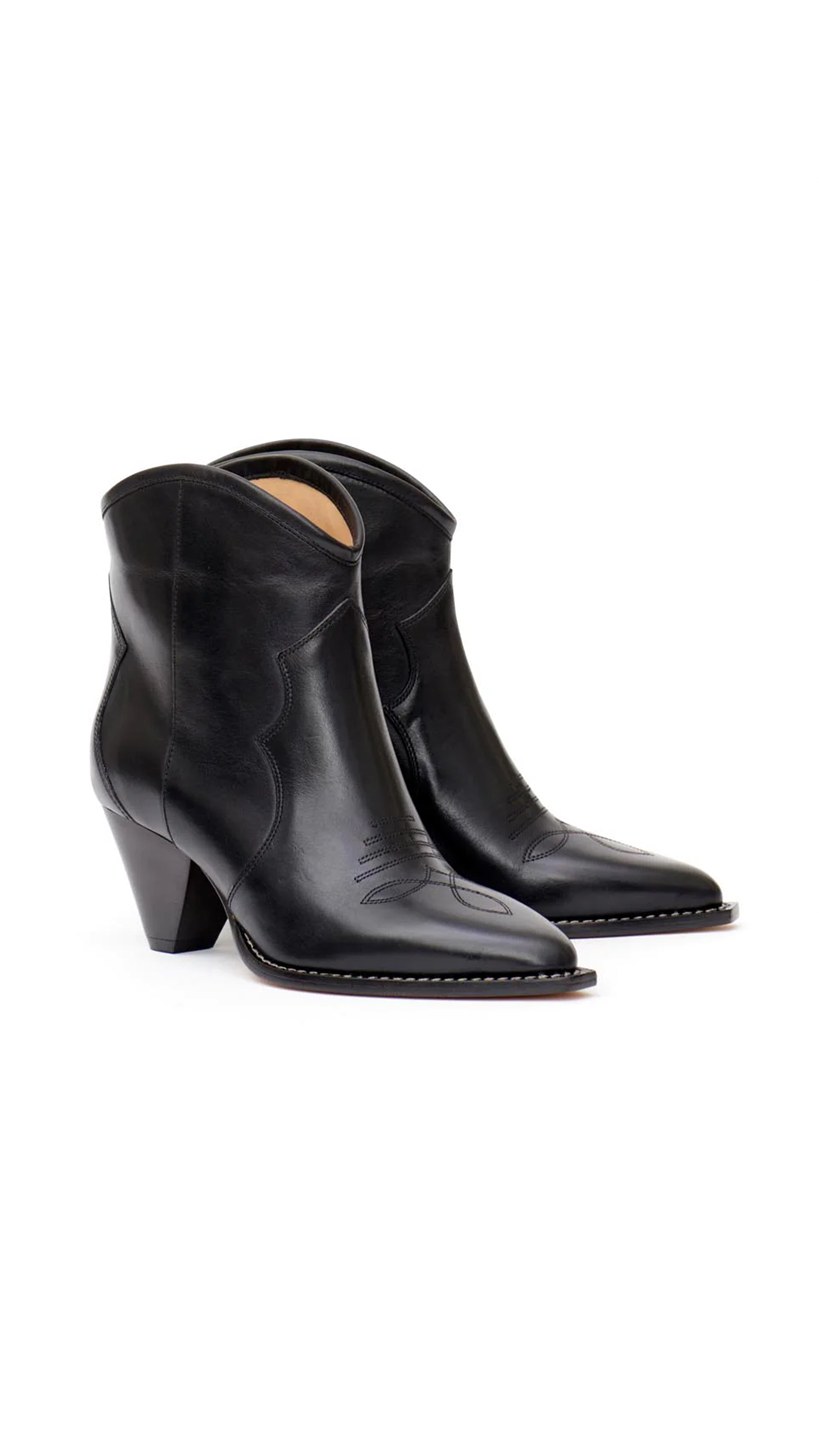 Darizo Leather Boots - Black