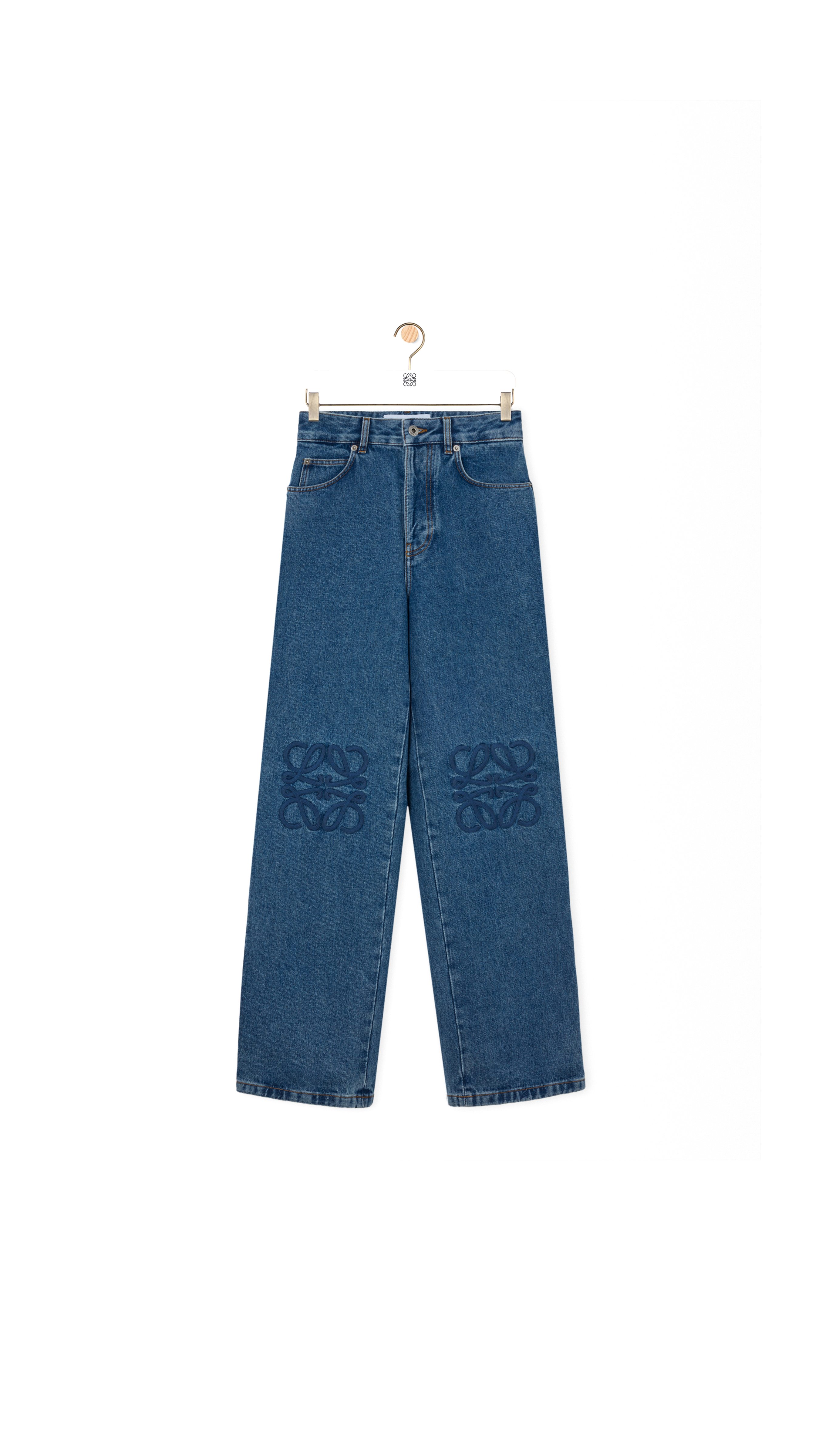 Anagram Baggy Jeans in Denim - Jeans Blue