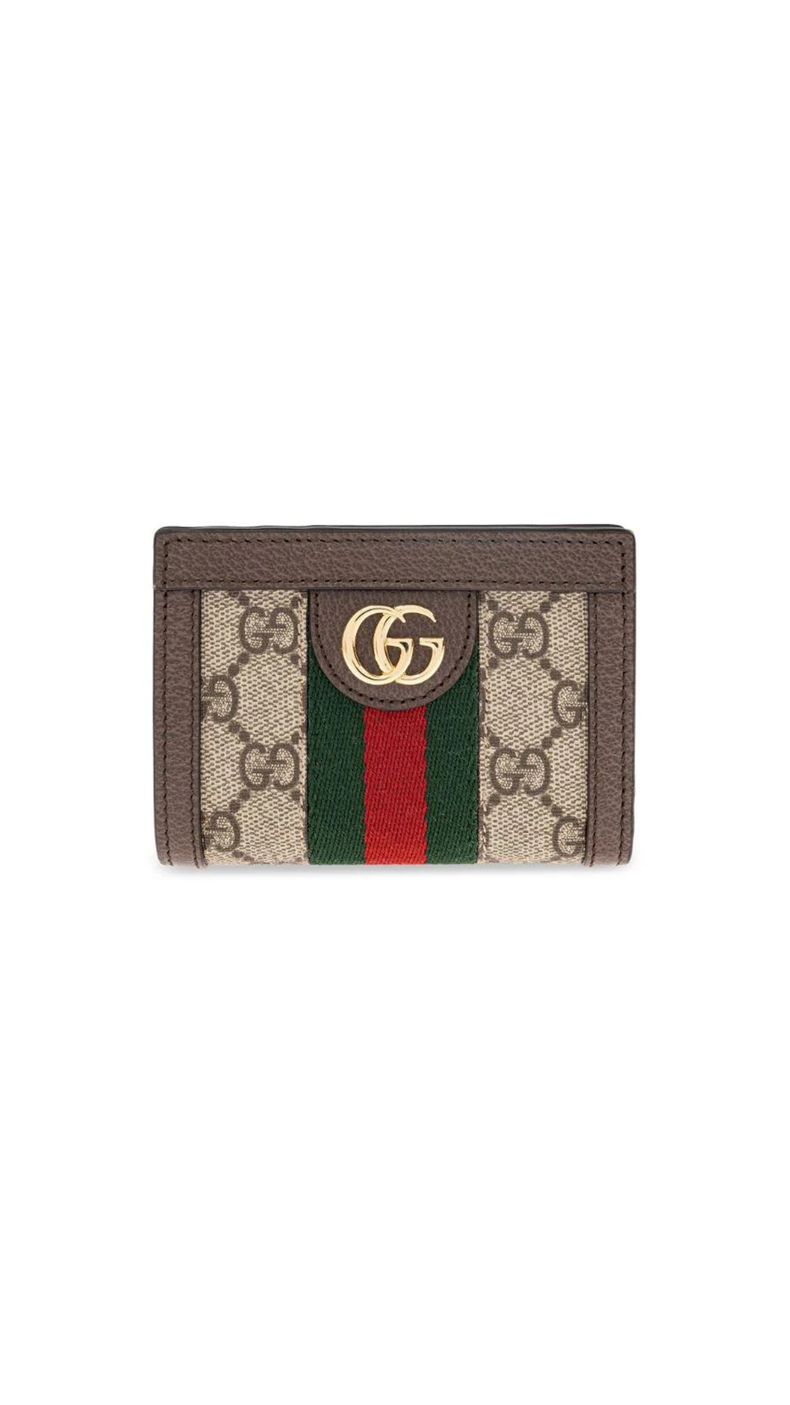 Ophidia Small Bi-fold Wallet - Brown