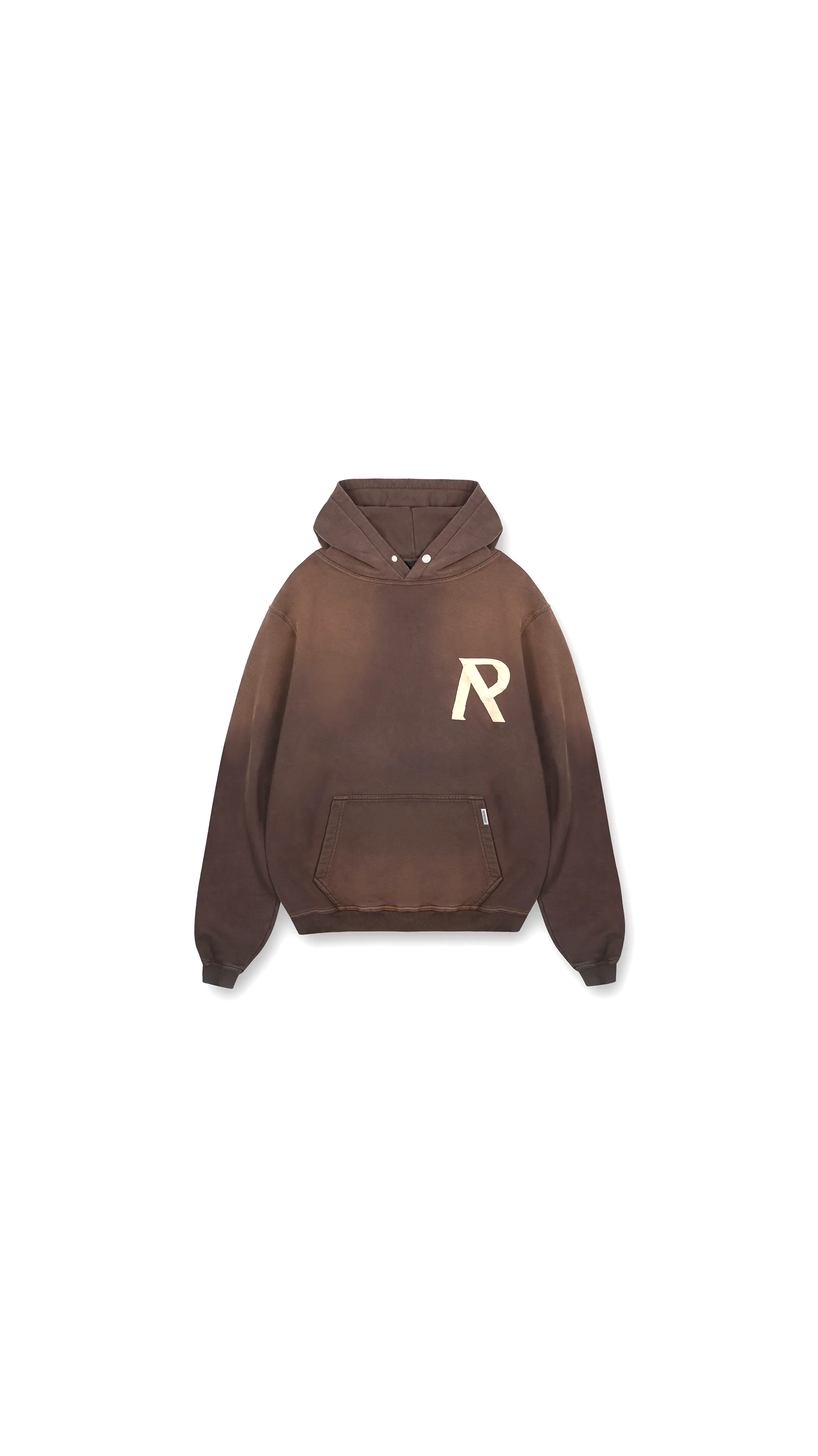 Masking Tape Initial Hoodie - Cedar