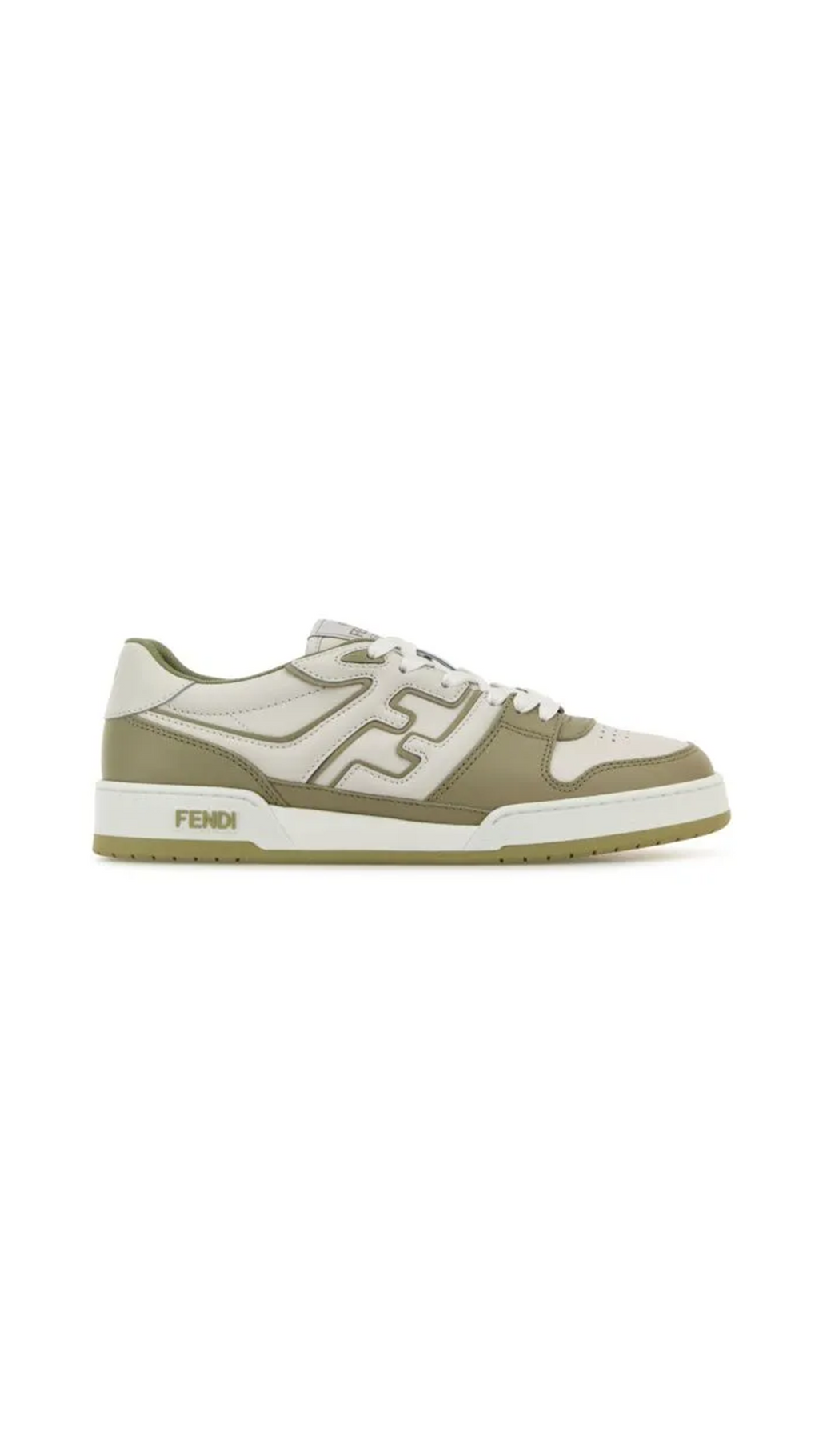 Fendi Match Sneakers - White&Sage