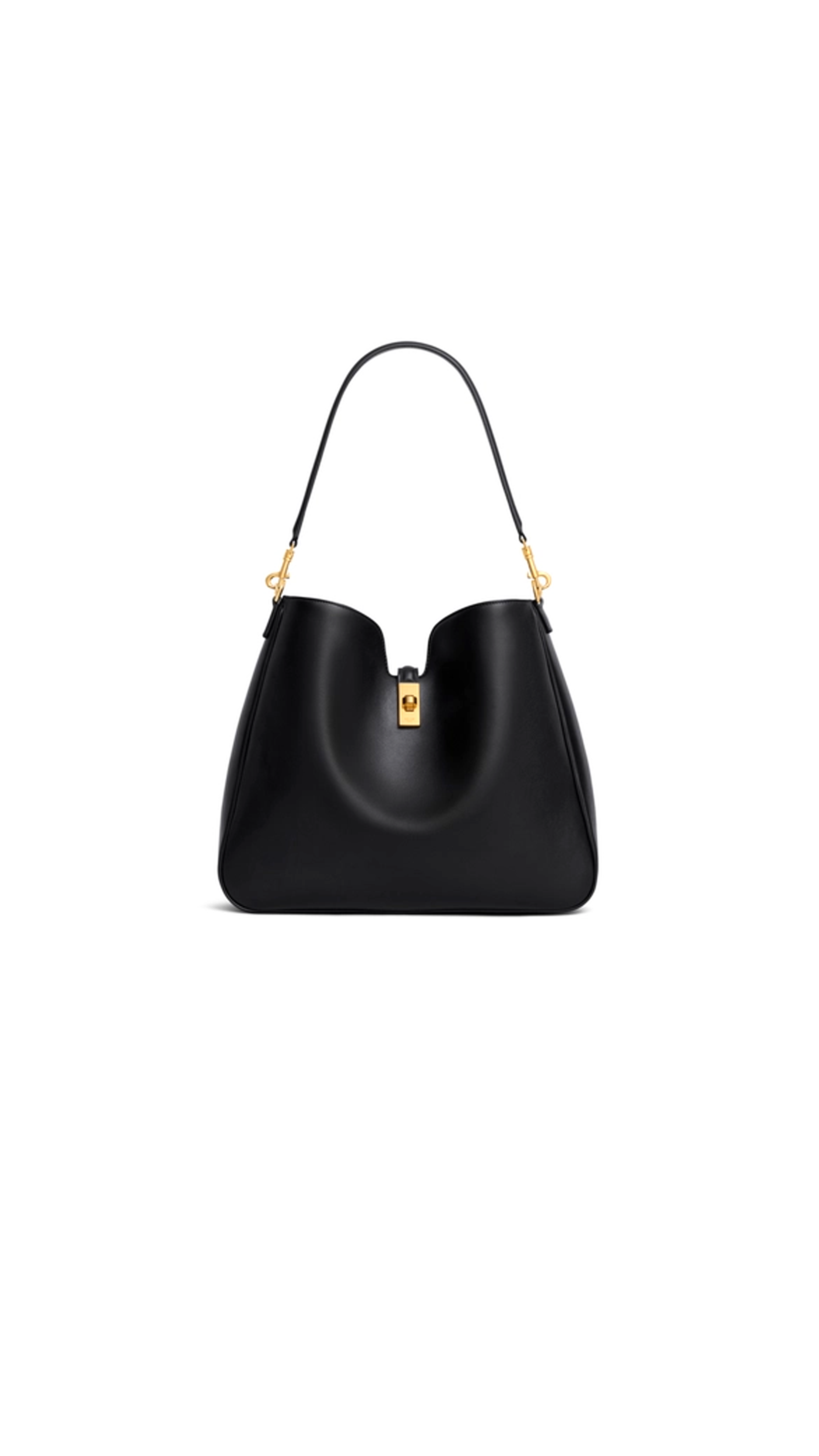 Medium Camille 16 Soft Bag in Smooth Calfskin - Black