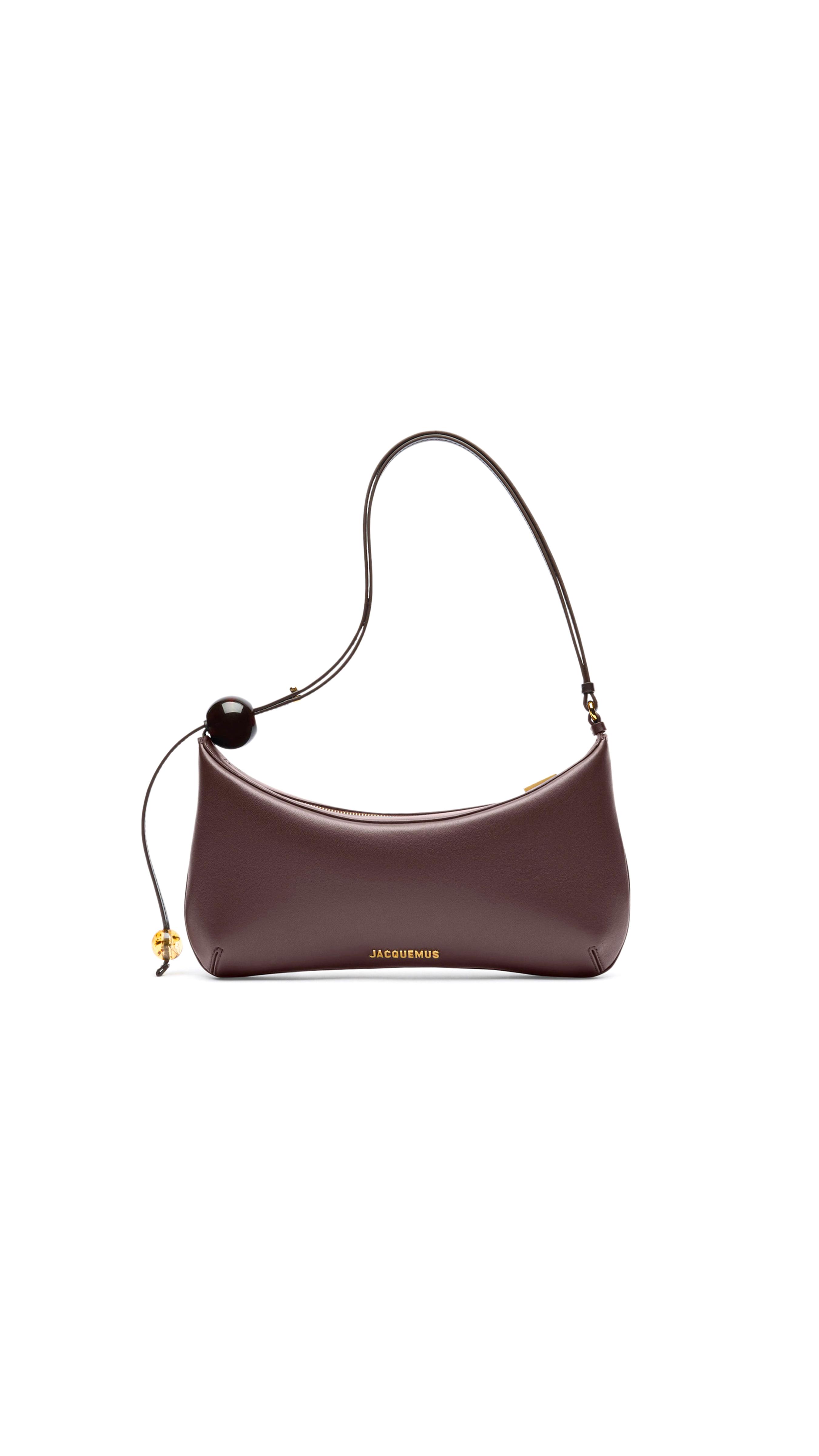 The Large Bisou Perle Bag - Brown