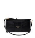 Nappa leather zipper pouch