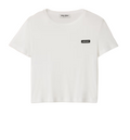 Ribbed jersey T-shirt