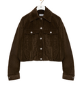Jacket in cotton corduroy