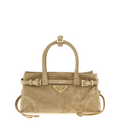 Prada Bonnie suede mini handbag