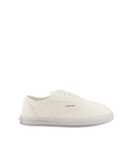 Serena leather sneakers with woven effect