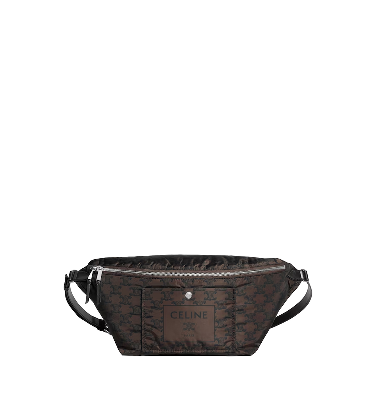 Slingbag Celine Padded in Nylon and Calfskin