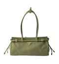 Prada Bonnie medium nubuck leather handbag