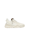 White leather low-tops