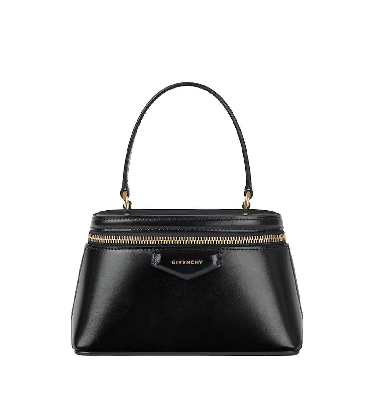 Antigona vanity bag in Box leather with chain