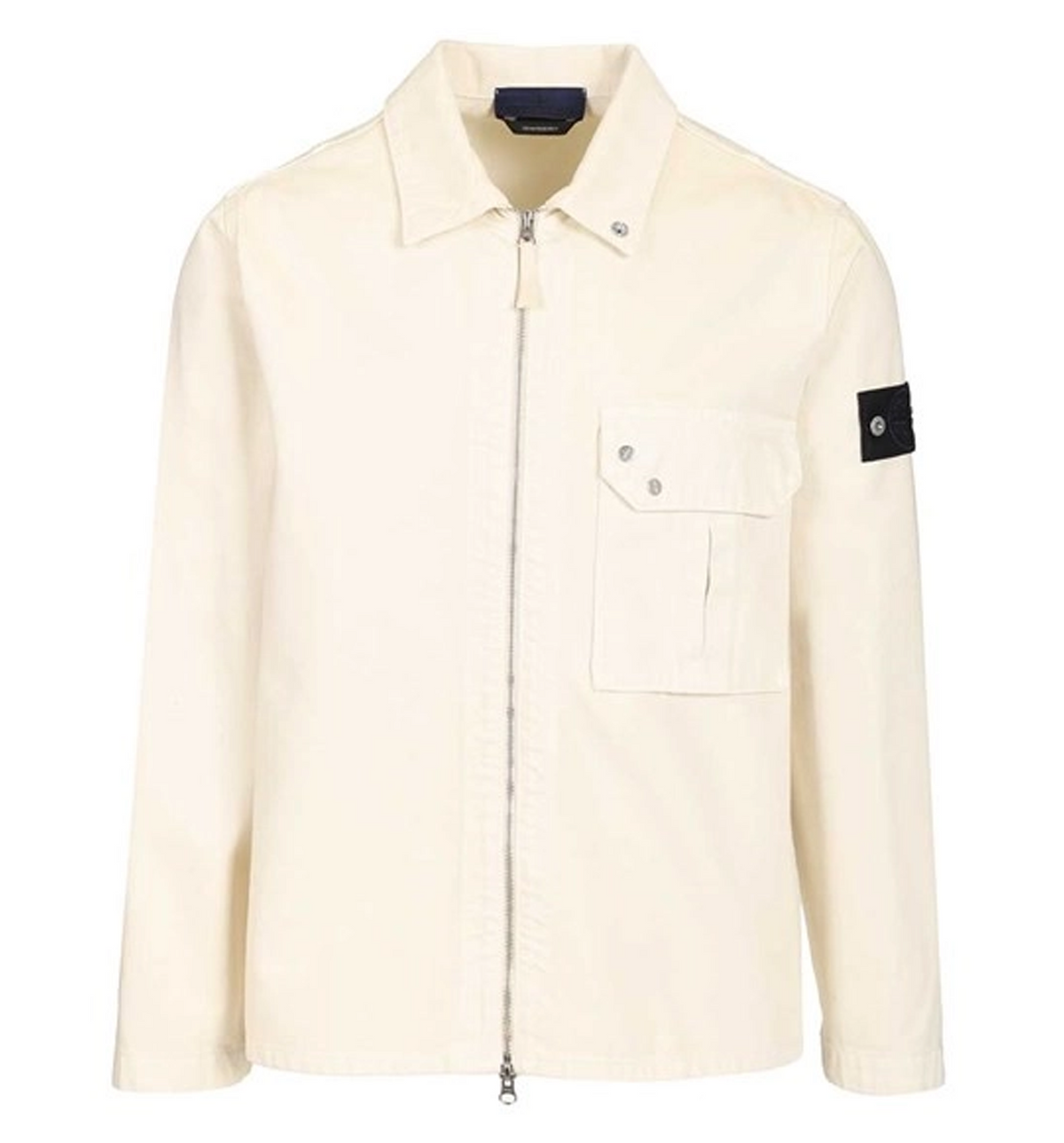 Zippered overshirt jacket