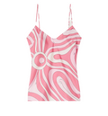 Marmo Print Silk Top