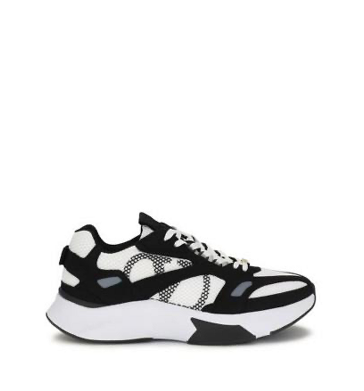 Demivee Sneaker In Mesh Fabric With Suede Inserts