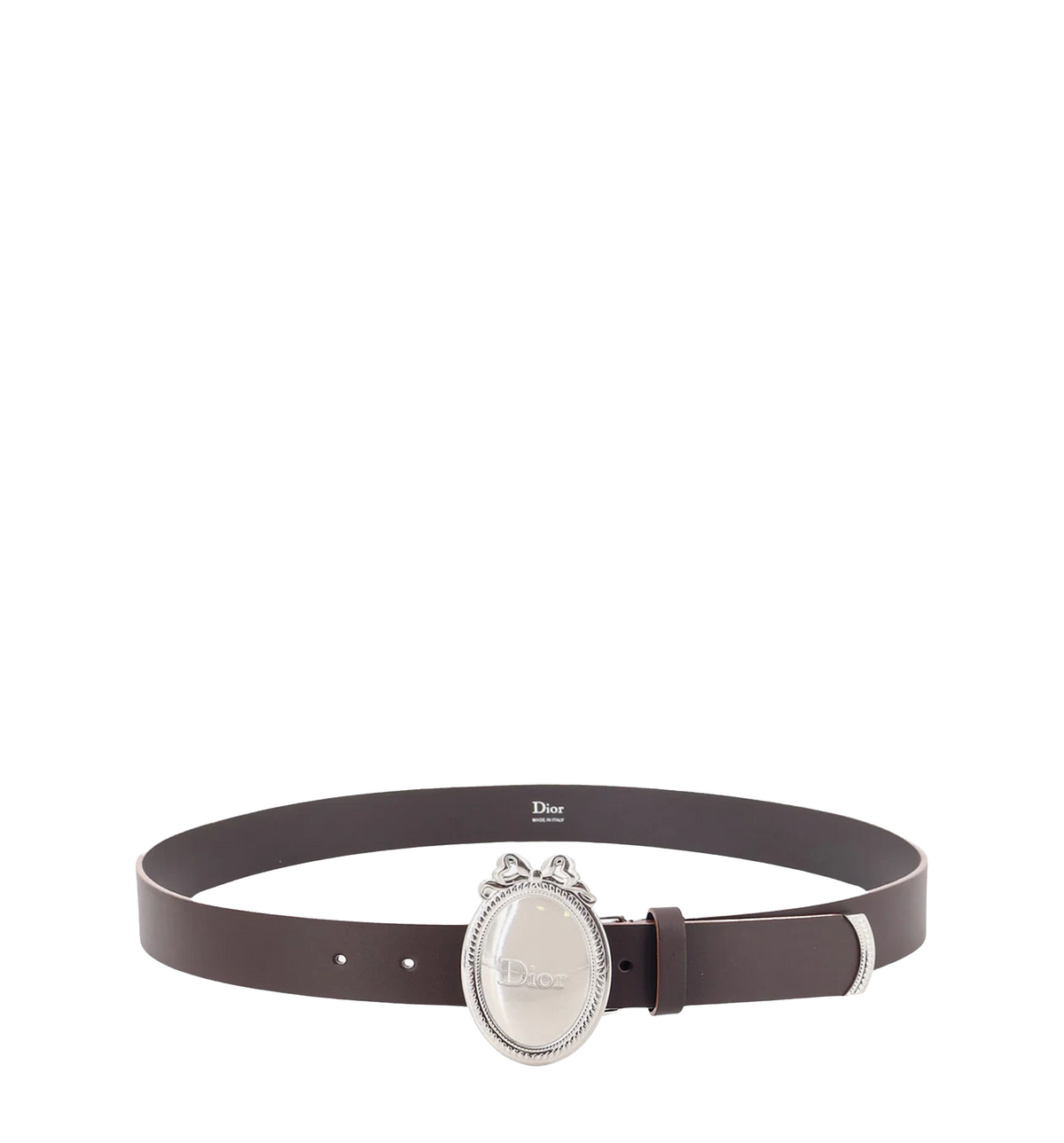 Dior Médaillon leather belt