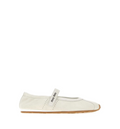 Miu Miu Round-Toe Strap Ballet Flats