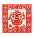 90x90 majolica-print silk twill scarf