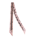 Mixed Print Silk Twill Scarf
