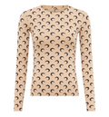 Recycled Moon Jersey Second Skin Crewneck Top