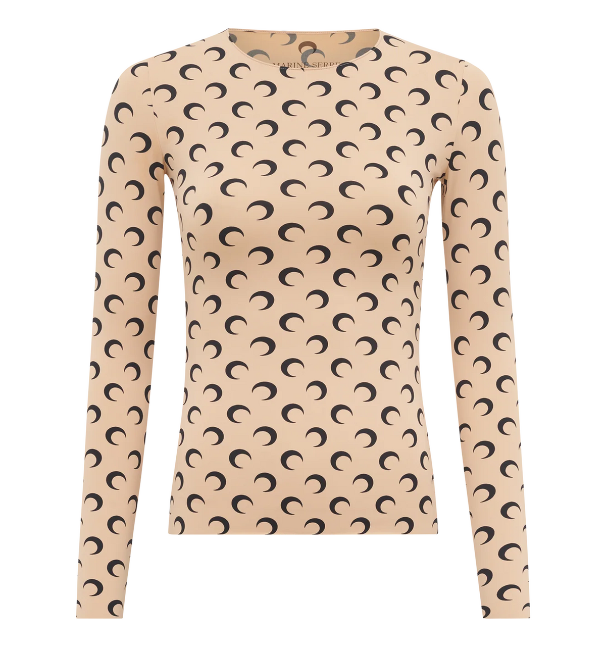 Recycled Moon Jersey Second Skin Crewneck Top
