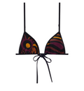 Marmo Print Bikini Top