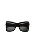 Intrecciato Wraparound Sunglasses