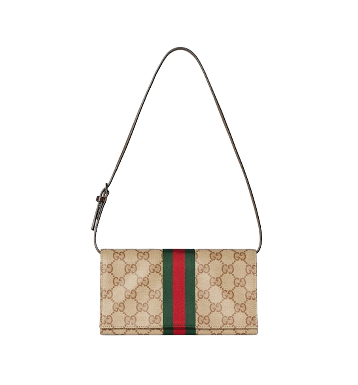 GG shoulder bag with Web details