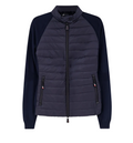 Padded Zip-Up Cardigan