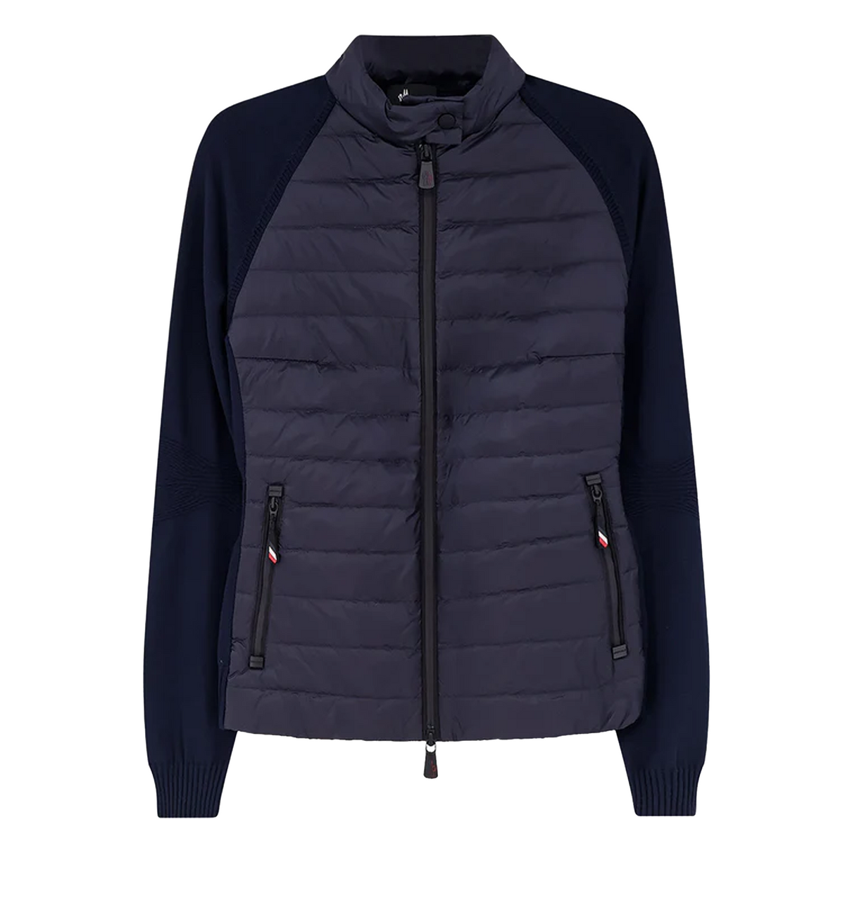 Padded Zip-Up Cardigan