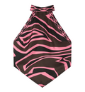 Labirinto Print Silk Scarf Top