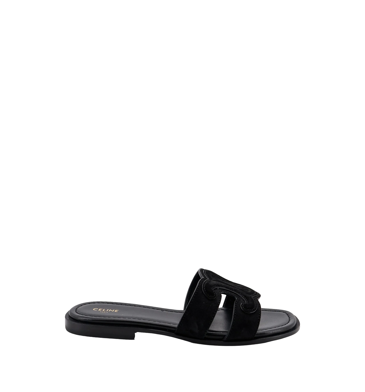 Marina suede sandals with Triomphe logo
