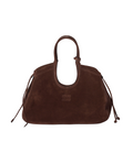 Ivy suede handbag