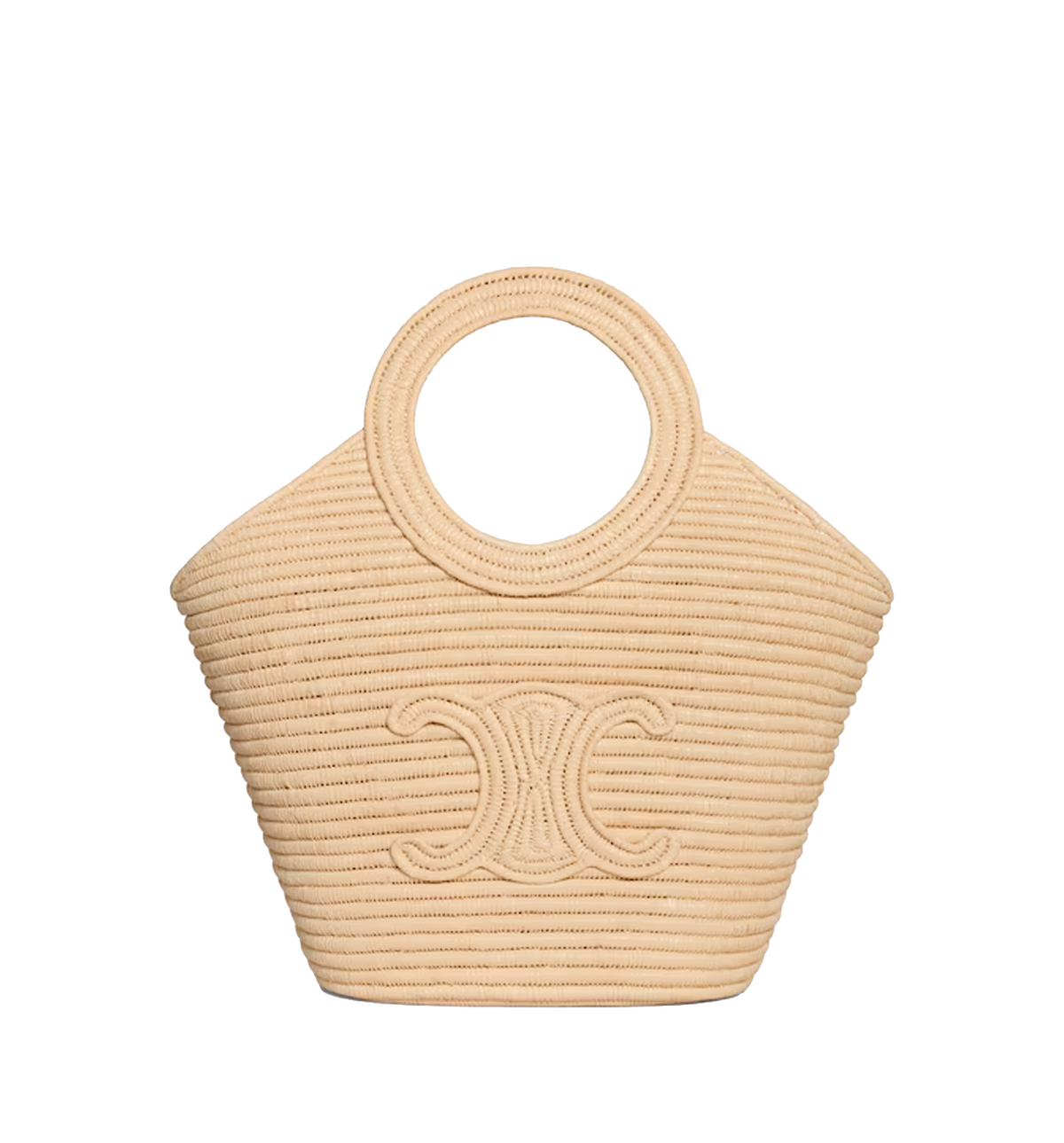 Braided Panier In Raffia