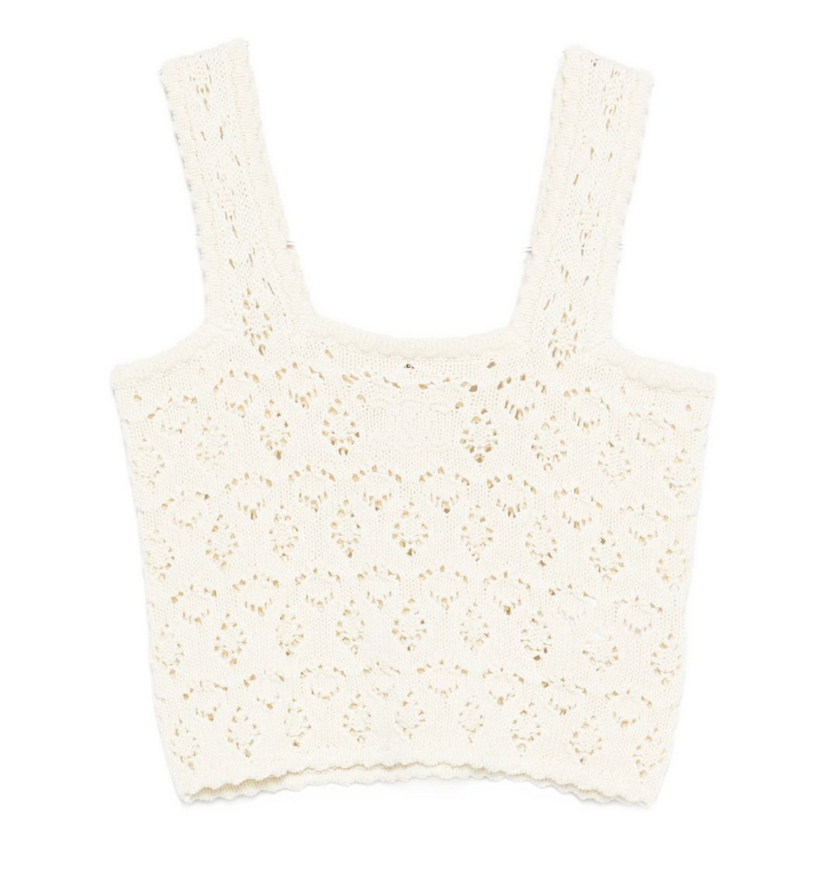 CELINE Pointelle Cotton Top