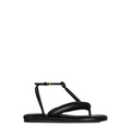 Boudoir bicolor thongs in nappa leather