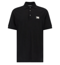 Logo plate polo shirt