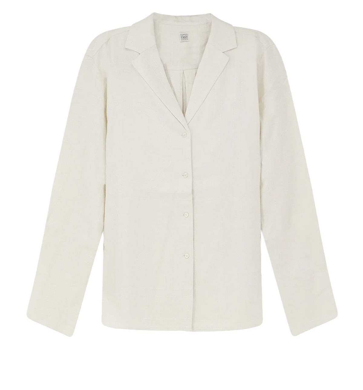 Monogram shirt with all-over logo print