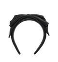 Hair band with bow in mixed silk