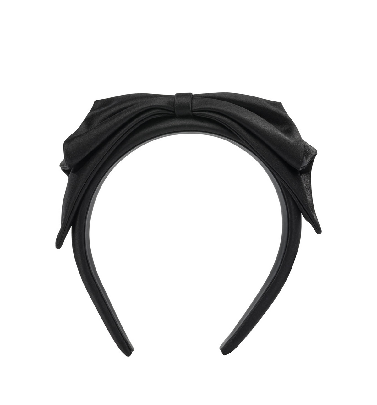 Hair band with bow in mixed silk