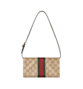 GG shoulder bag with Web details