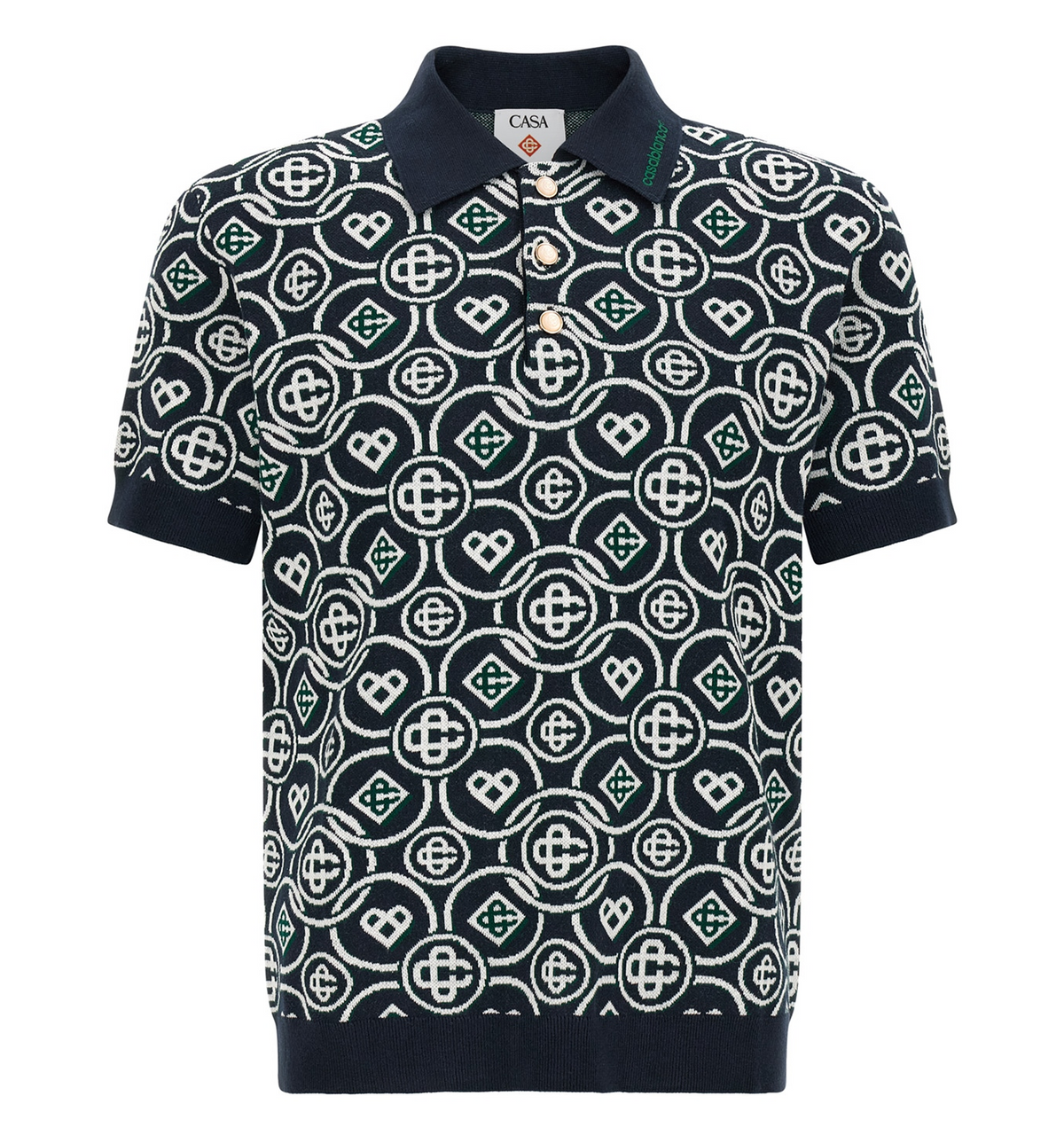 'Monogram' polo shirt