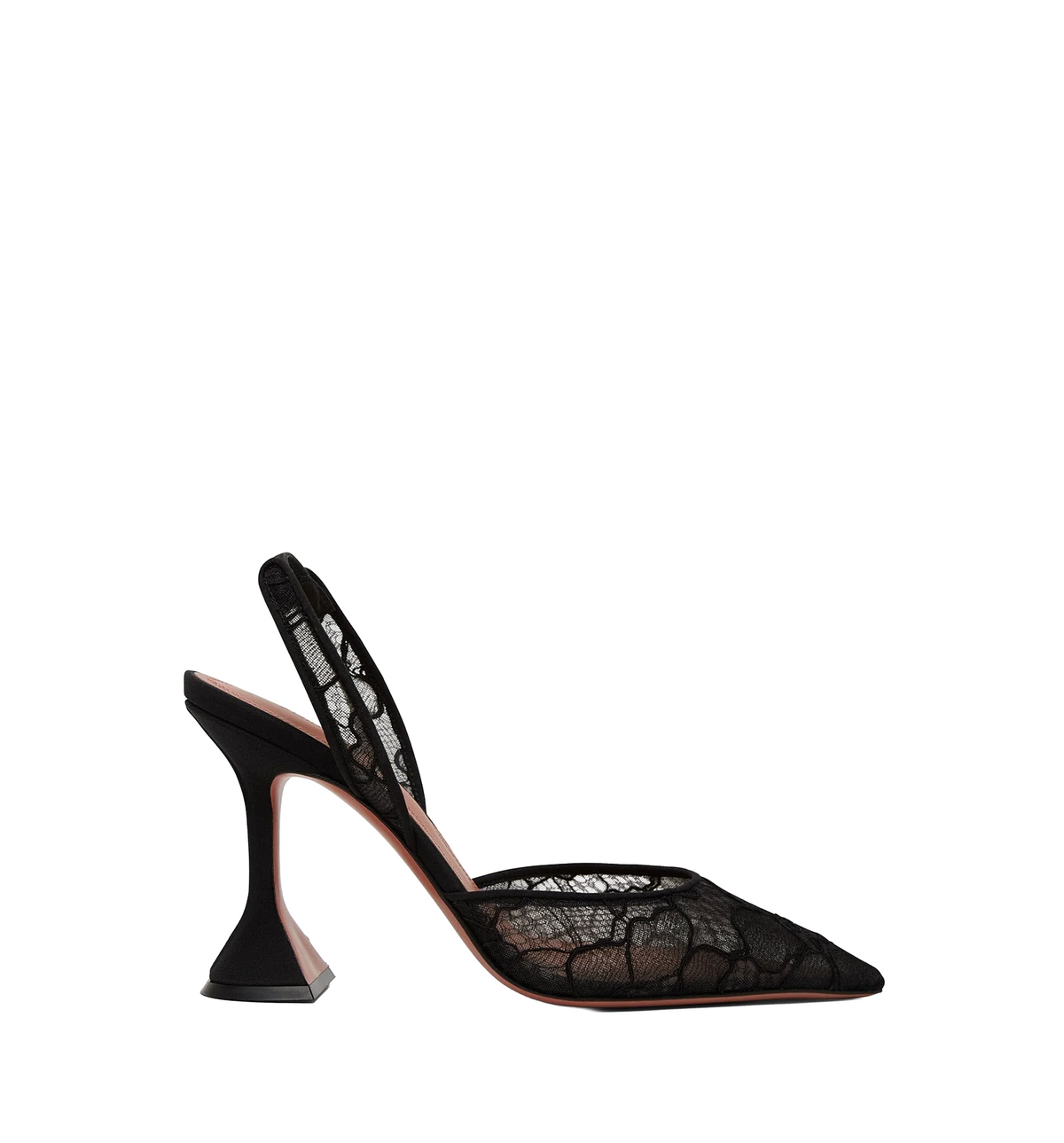 Holli sling 95 black lace pumps