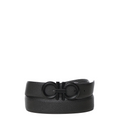 Gancini Leather Belt